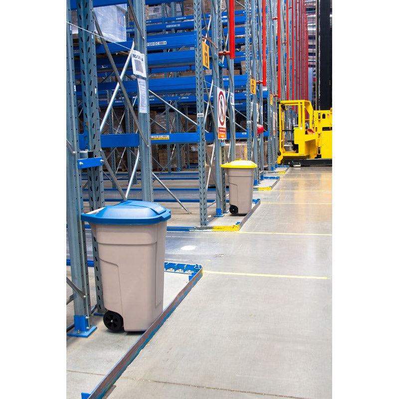 Mobiele container basis 110 liter beige