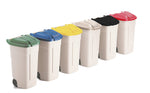 Mobiele container basis 110 liter beige