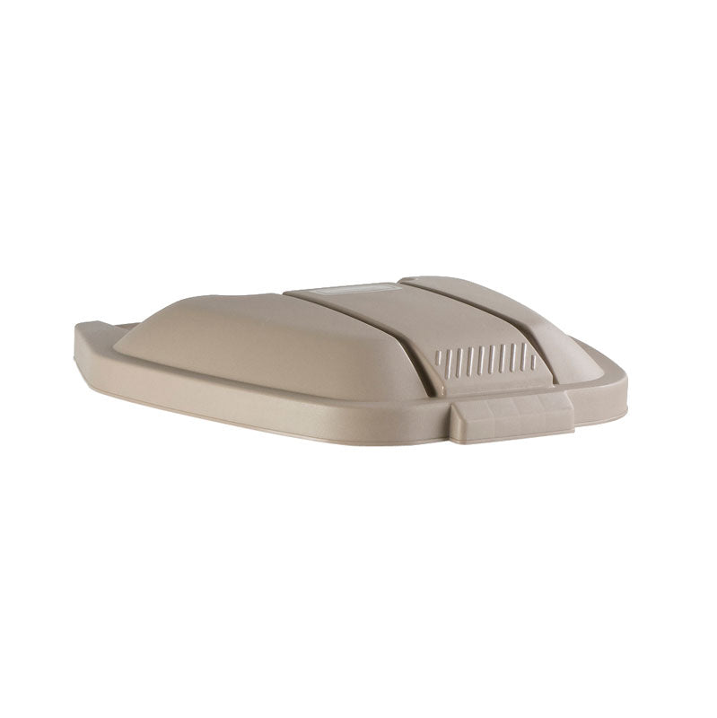 Deksel voor mobiele container beige