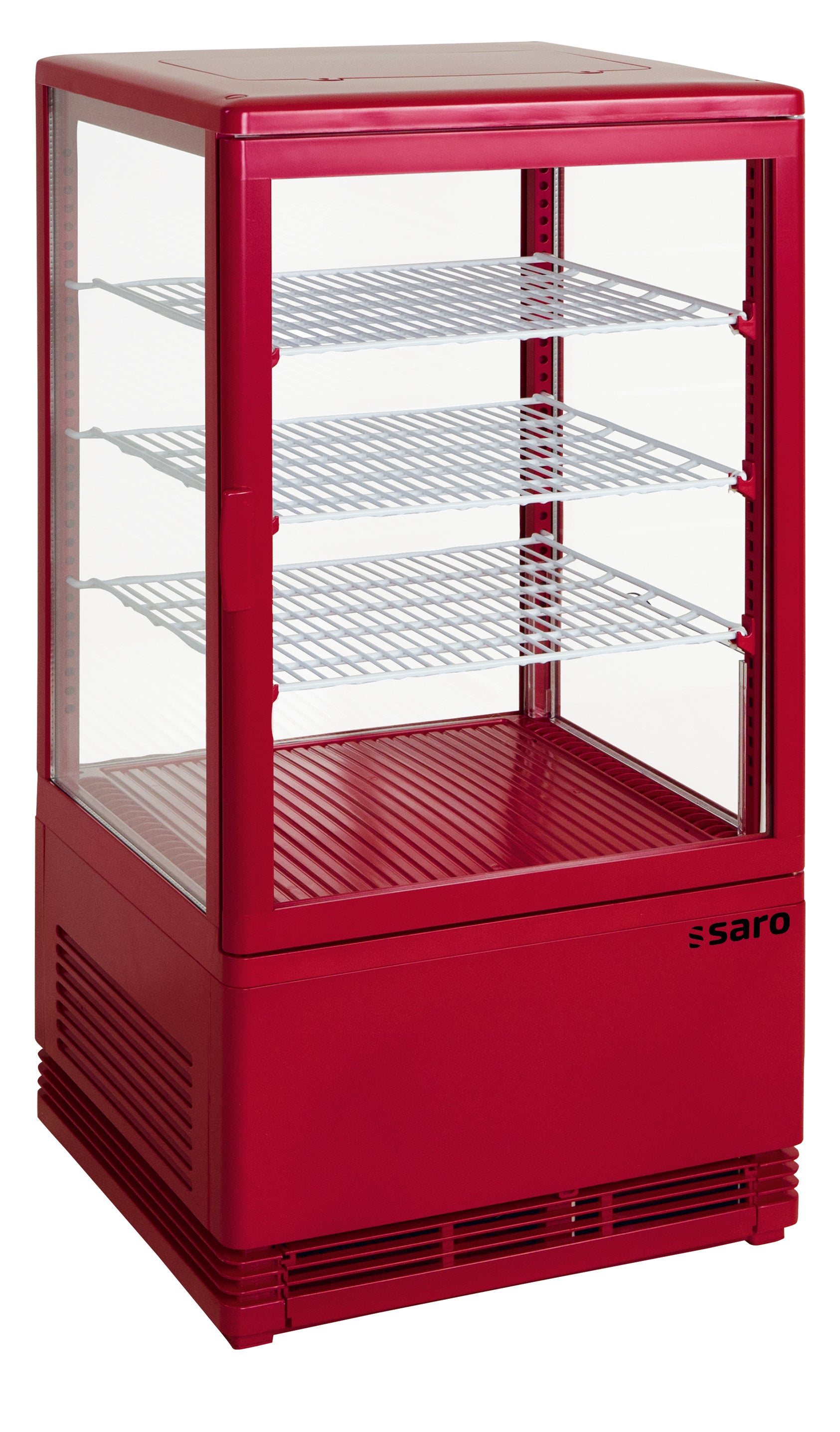 SARO Mini-koelvitrine 70 liter model SC 70 rood