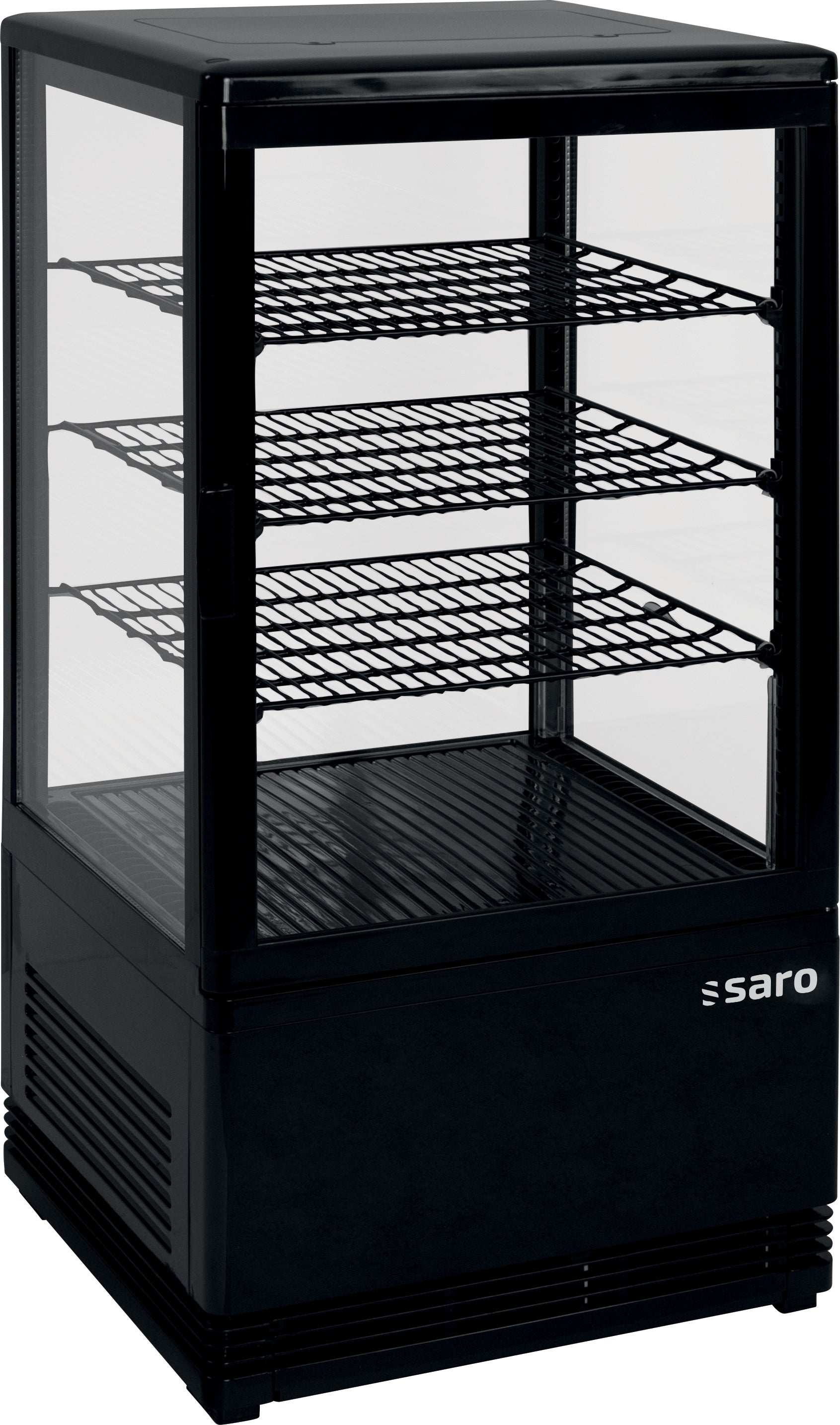 SARO Mini-koelvitrine 70 liter model SC 70 zwart