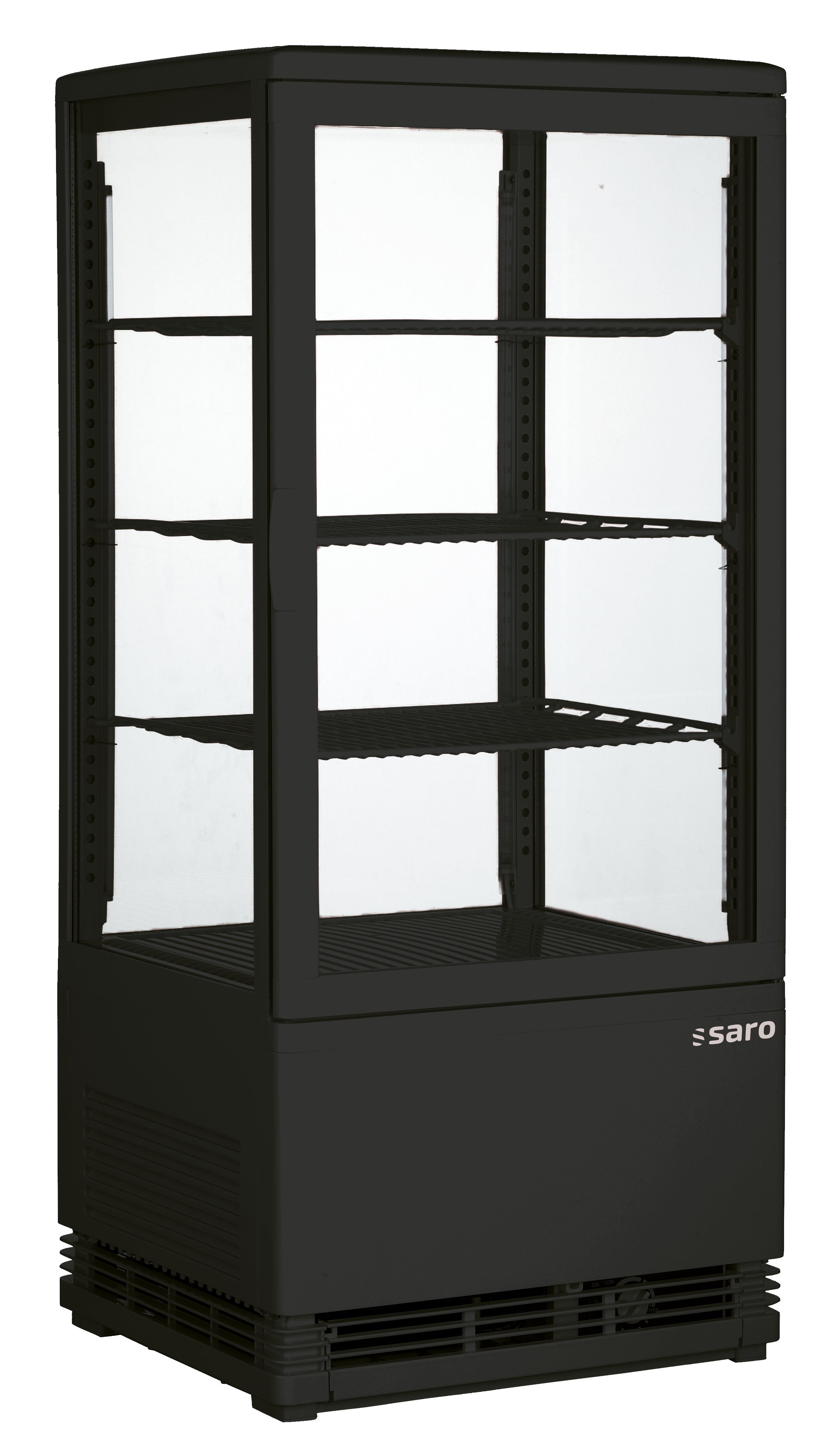 SARO Mini-koelvitrine model SC 80 zwart