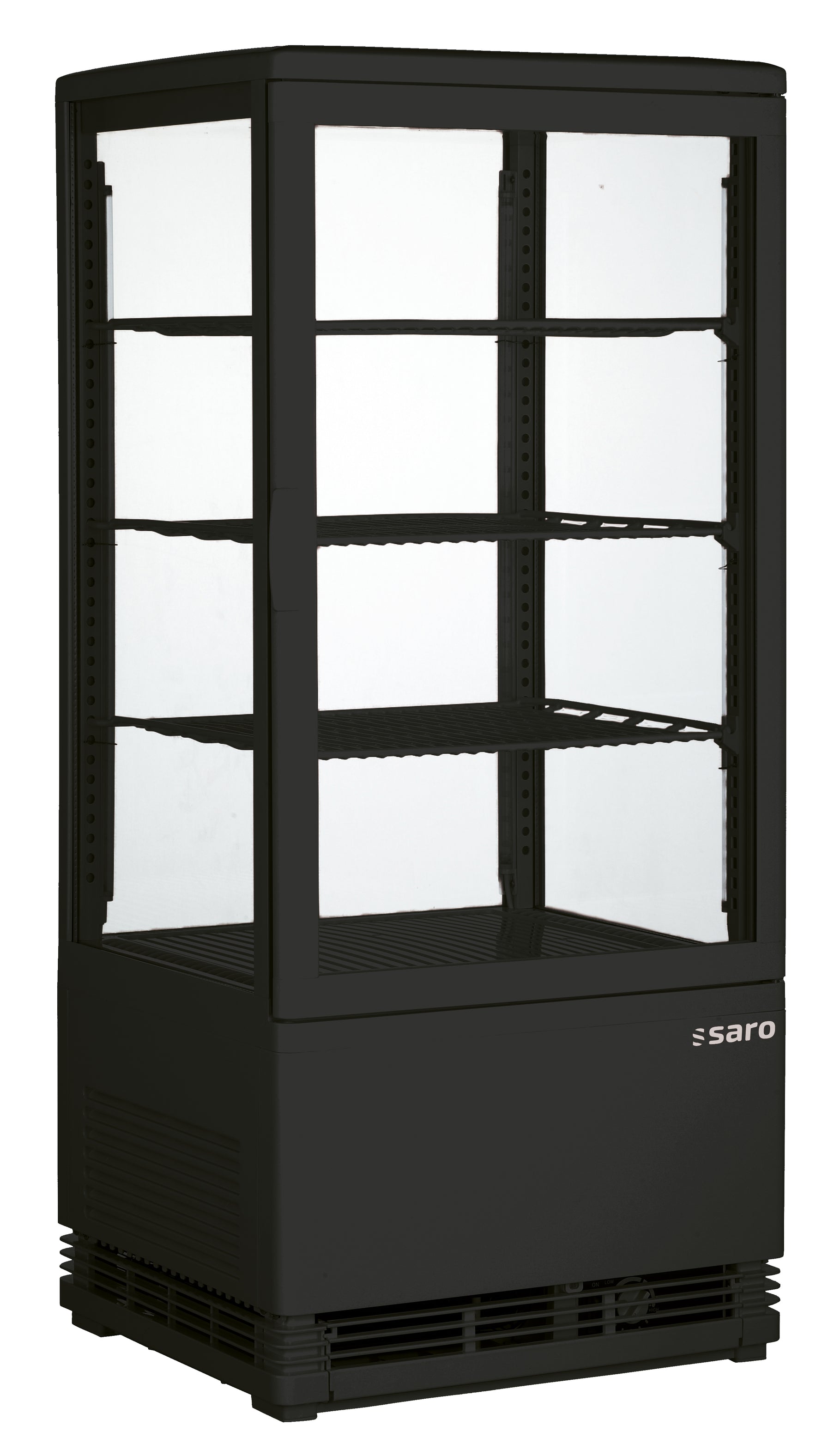 SARO Mini-koelvitrine model SC 80 zwart