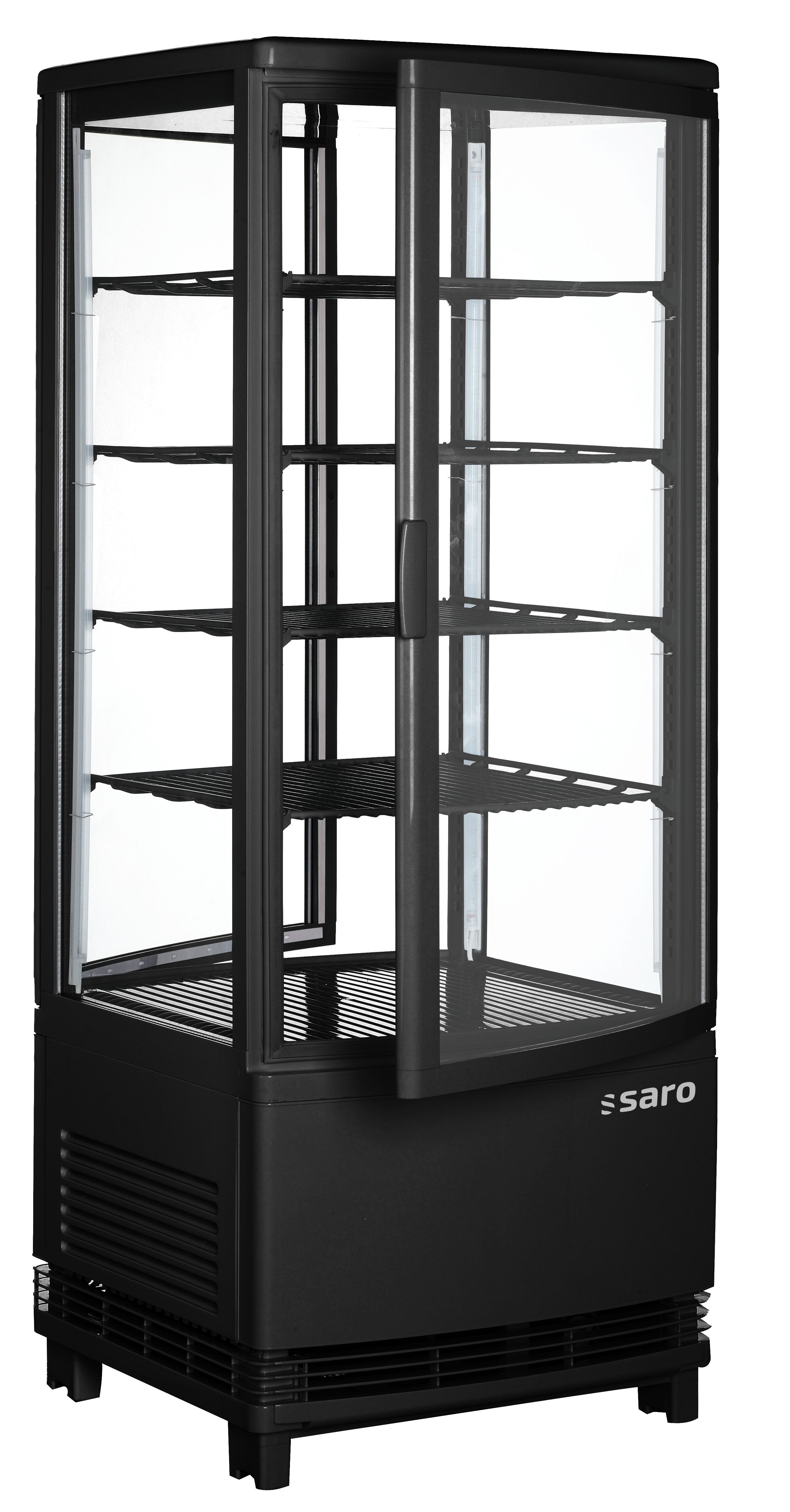 SARO Koelvitrine model SC 100 DT zwart