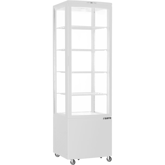 SARO Refrigerated display case, 235 liter model SVEN white