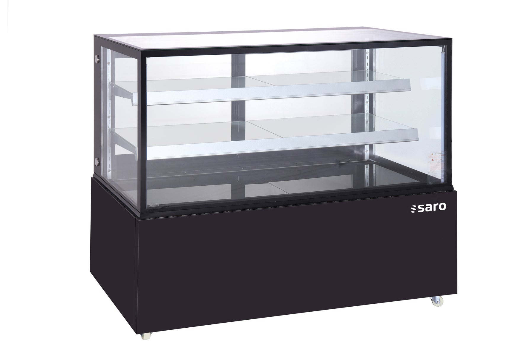 SARO Taartvitrine 410L Zwart Model MARION