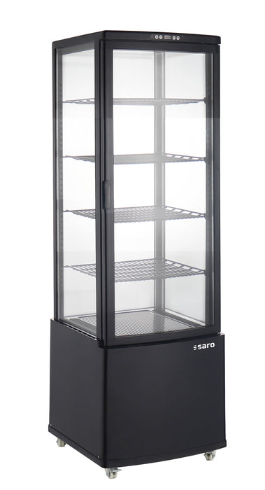 SARO Refrigerated display case Model PHIL, black