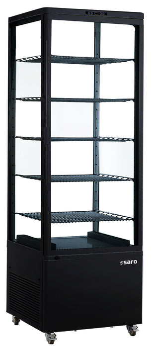SARO Refrigerated display case LENN, black