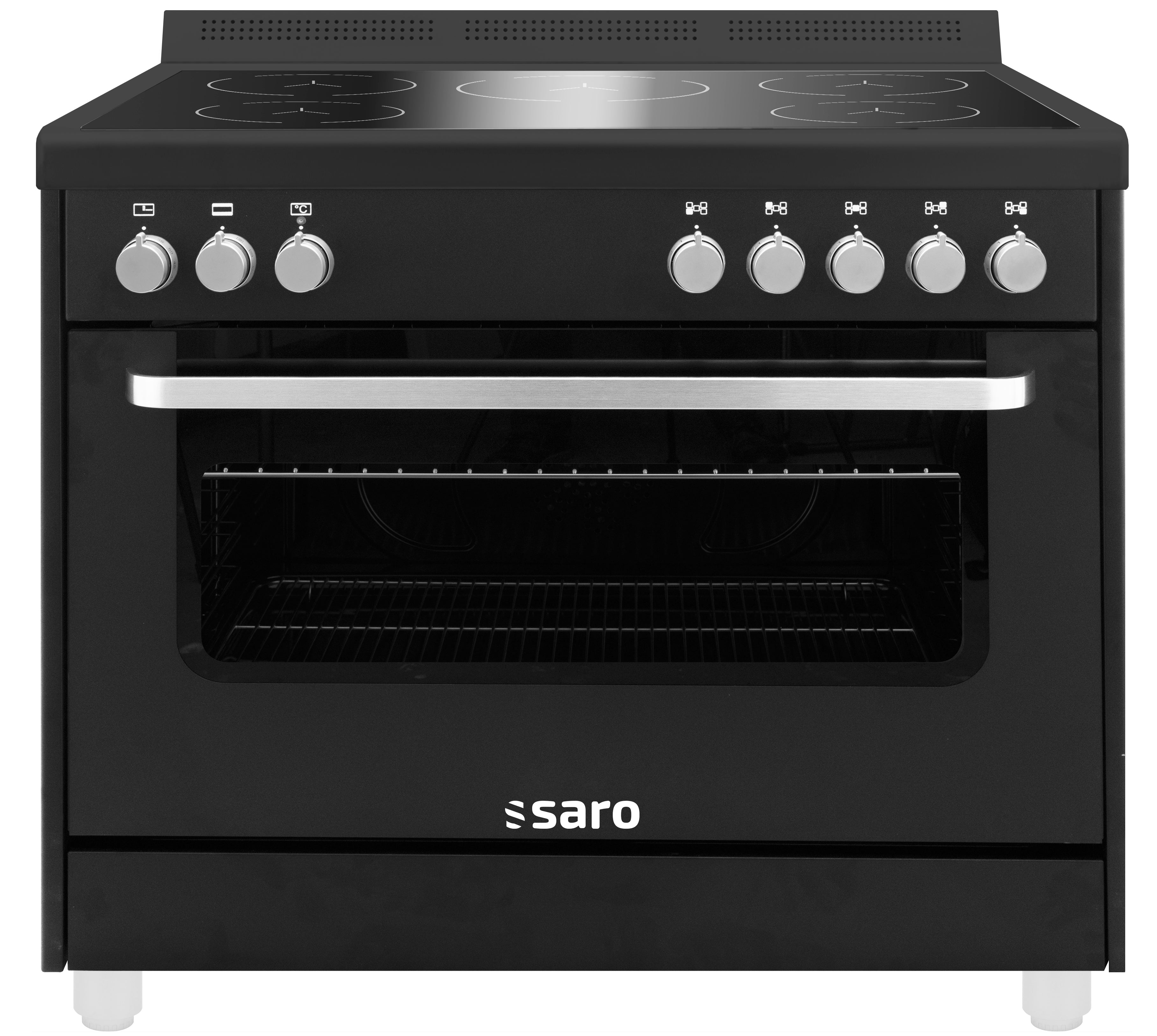 SARO Semi-professionele inductieDoorkookplaat - TS95IND61N zwart