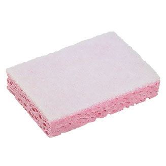 Spontex Pro Sponrex 31 schuurspons wit/roze, 6 x 10 stuks
