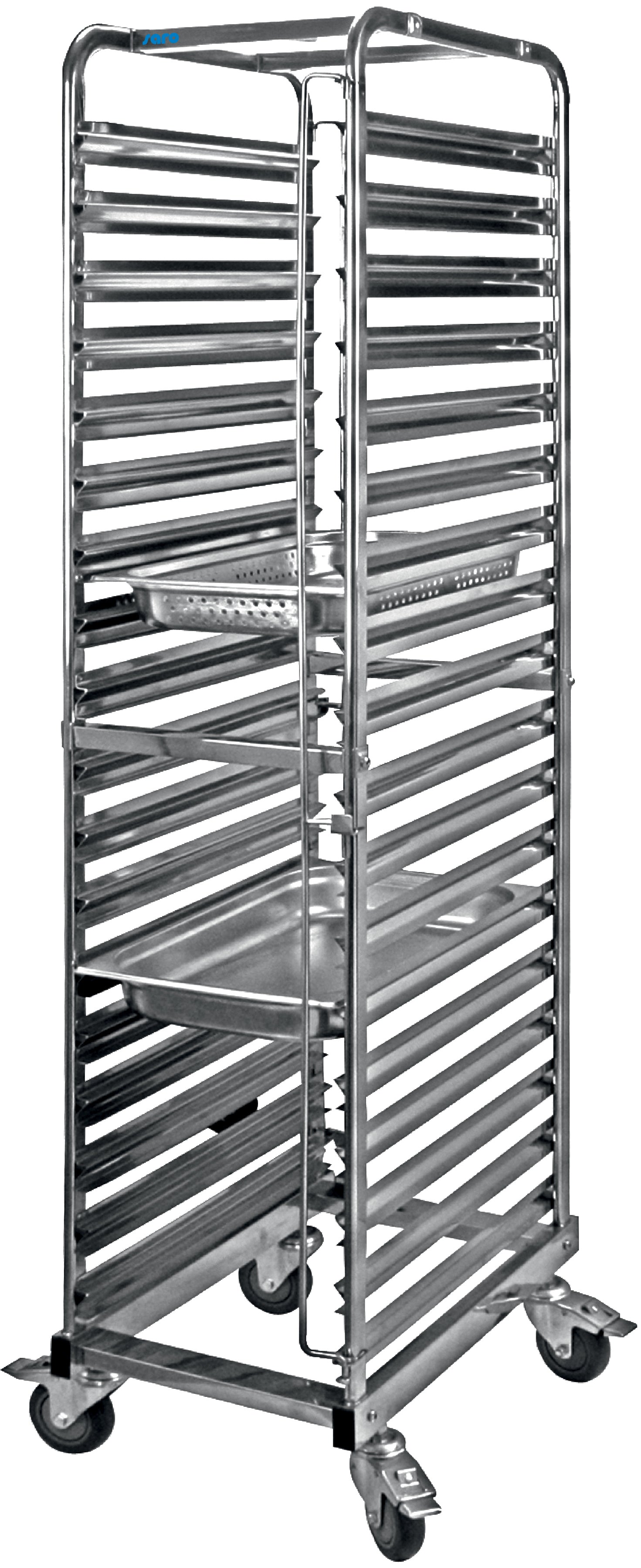SARO Trolley voor bakbladen 600 x 400 mm model LIAM