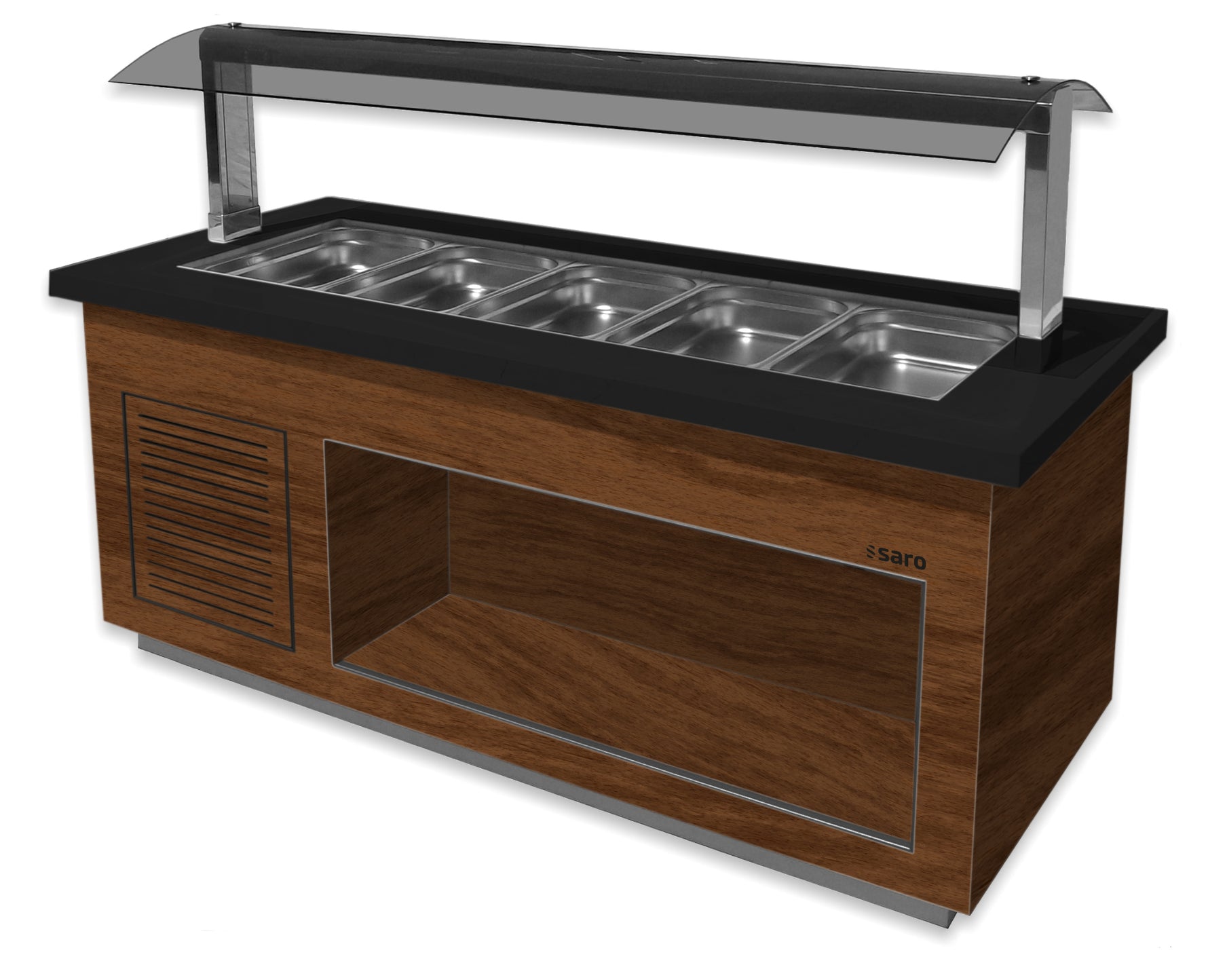 SARO Warm buffet model PREMIUM LINE SB-H 200 okkernoot