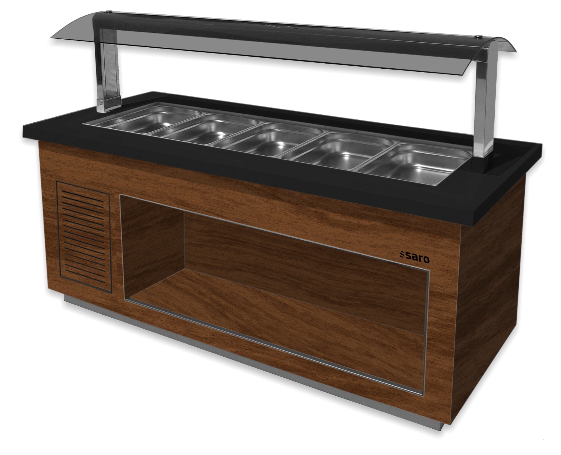 SARO Warm buffet model PREMIUM LINE SB-H 230 okkernoot