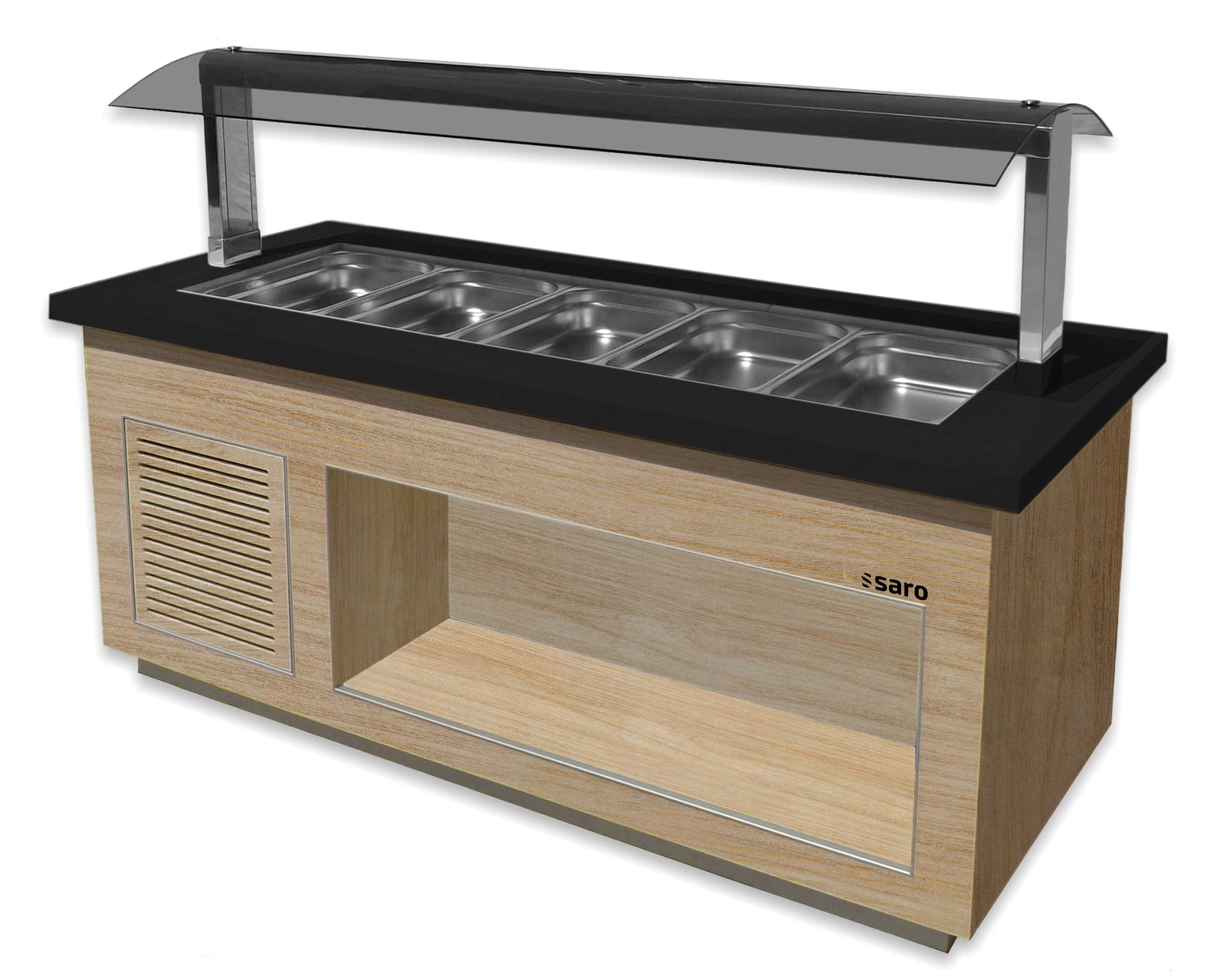 SARO Saladebar model PREMIUM LINE- SB-K 200 OAK
