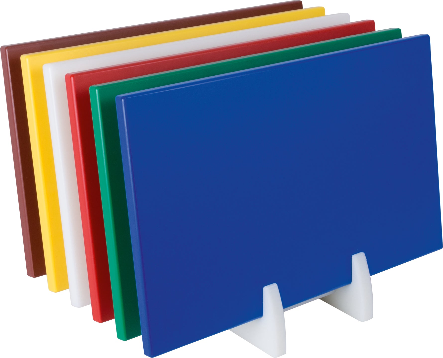 SARO Polyethyleen snijplank met anti slip voetjes
rood