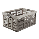Vouwkrat 45 liter grijs, per 5 stuks