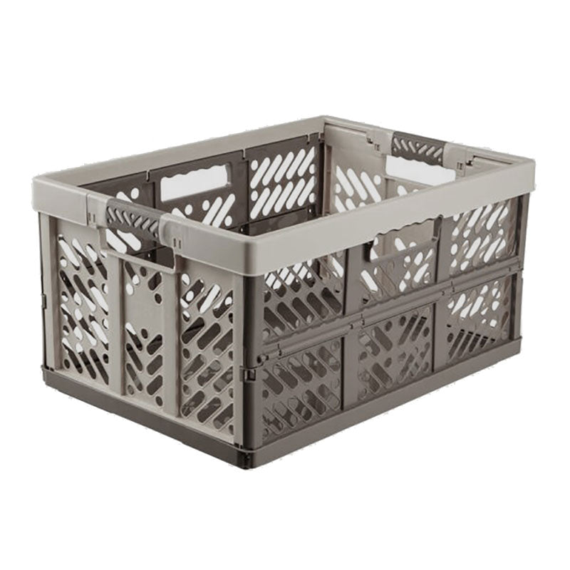 Vouwkrat 45 liter grijs, per 5 stuks