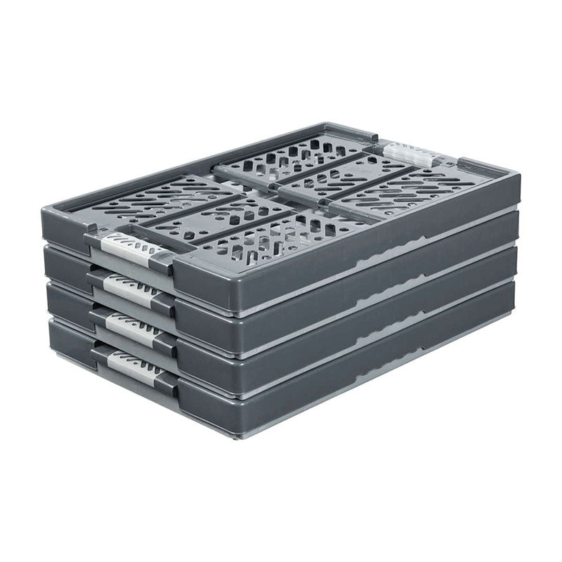Vouwkrat 45 liter grijs, per 5 stuks