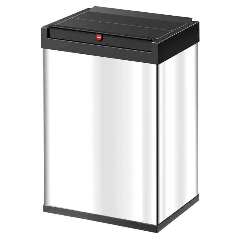 Hailo Big-Box Swing 35 liter RVS/zwart