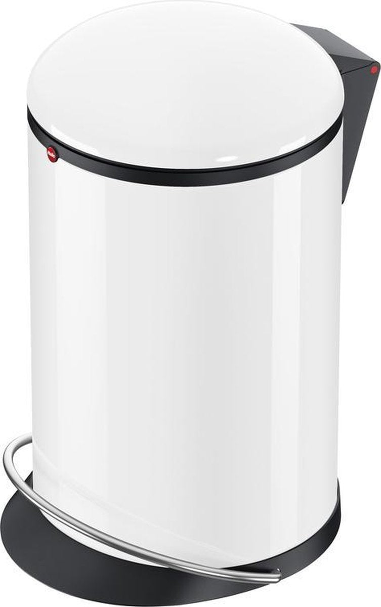 Hailo Harmony pedaalemmer 12 liter wit
