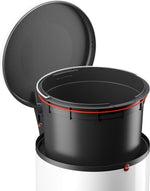 Hailo Harmony pedaalemmer 12 liter wit