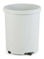 Ronde kunststof papierbak 50 liter grijs