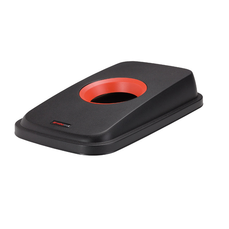 Rotho Selecto Premium deksel blik zwart/rood