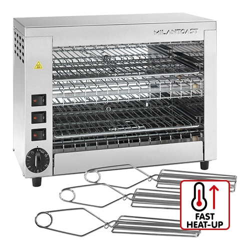 tosti salamander |2-etages|