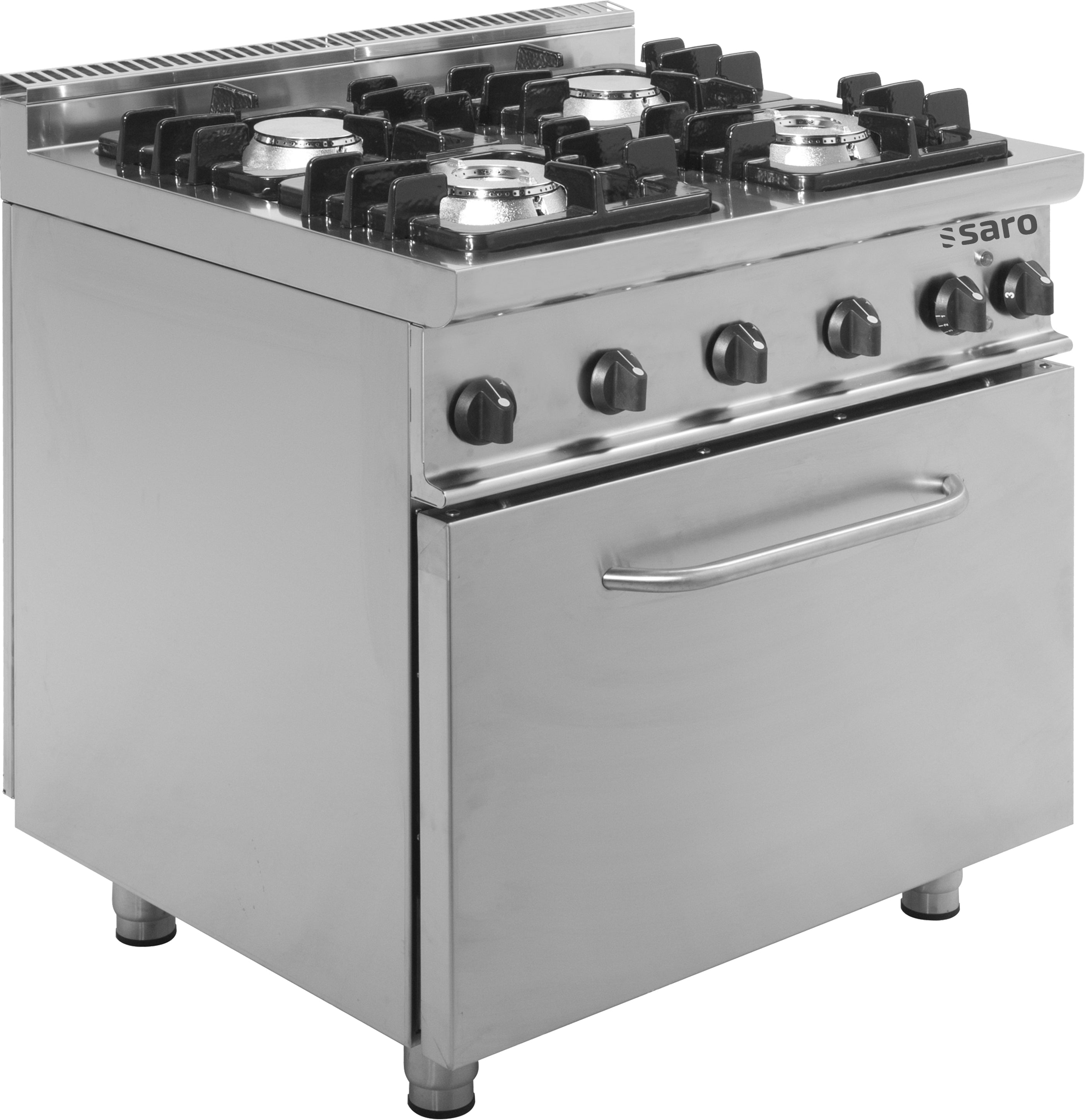 SARO Gasfornuis met electrische oven model E7/KUPG4LE