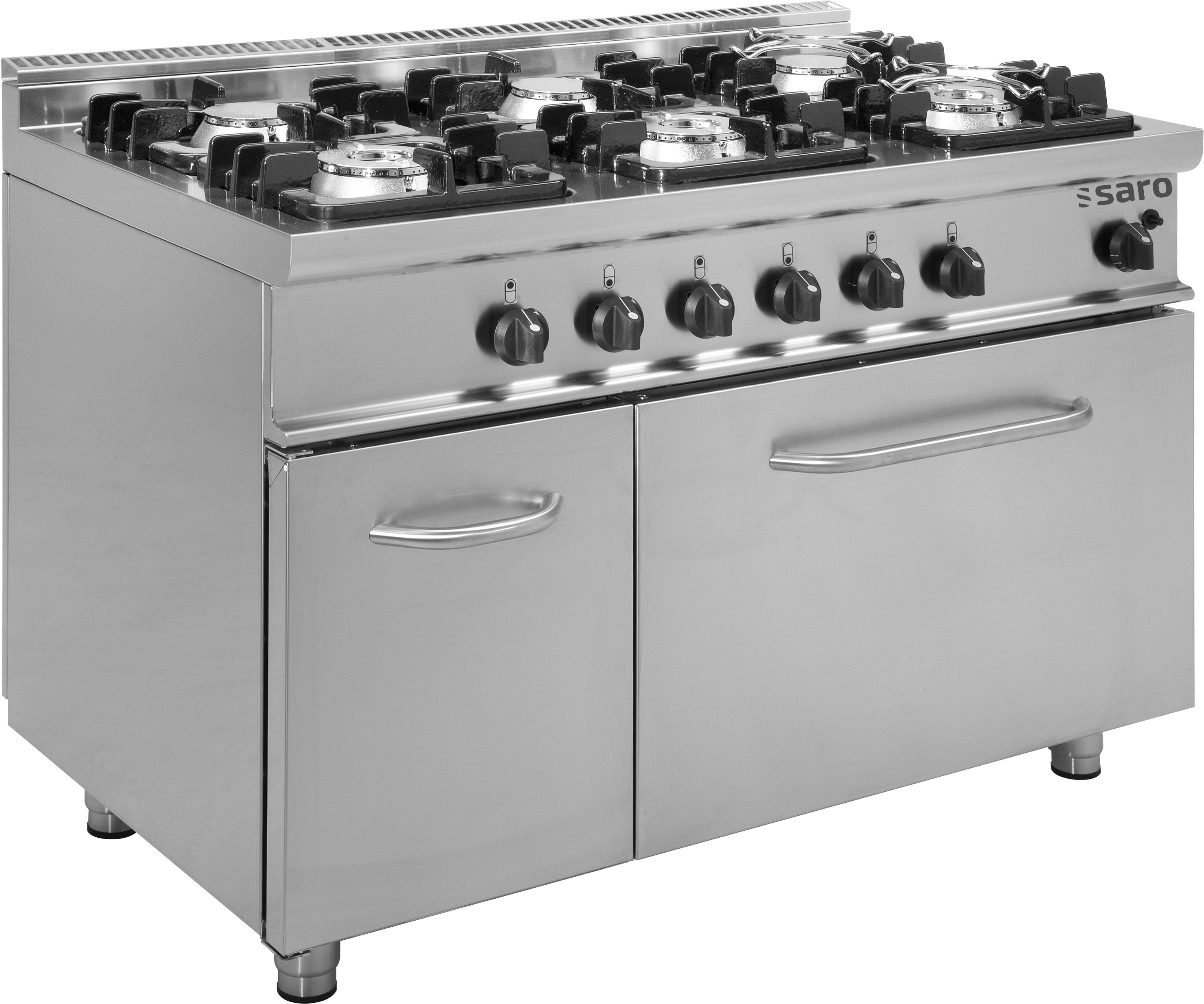 SARO Gasfornuis met gasbakoven model E7/KUPG6LN