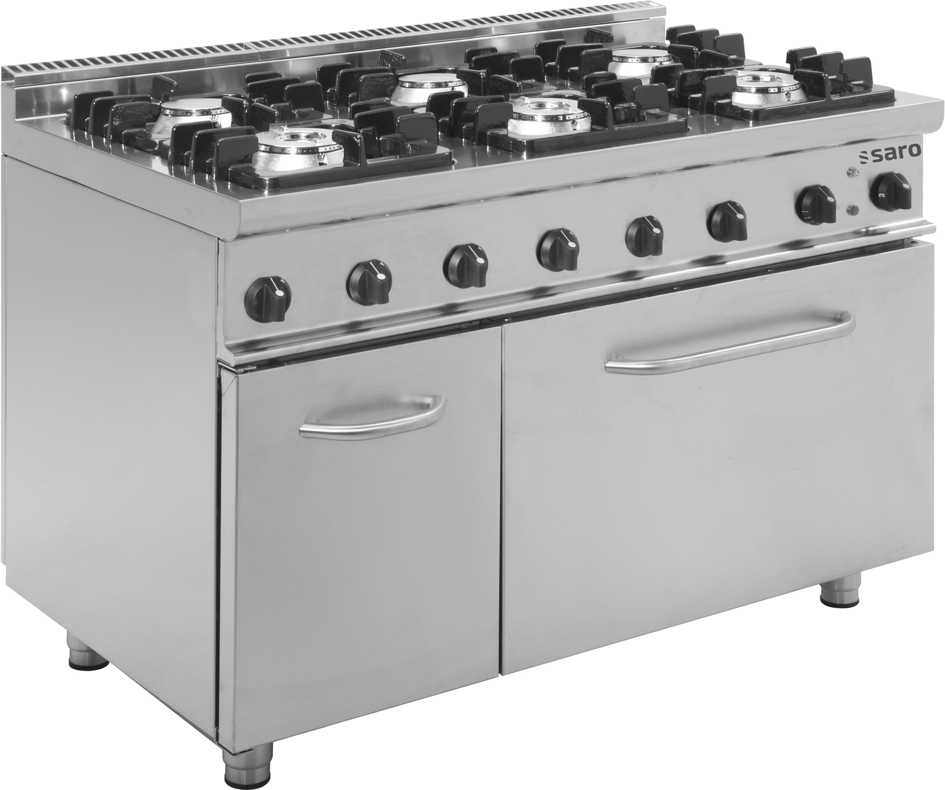 SARO Gasfornuis met electrische oven model E7/KUPG6LE