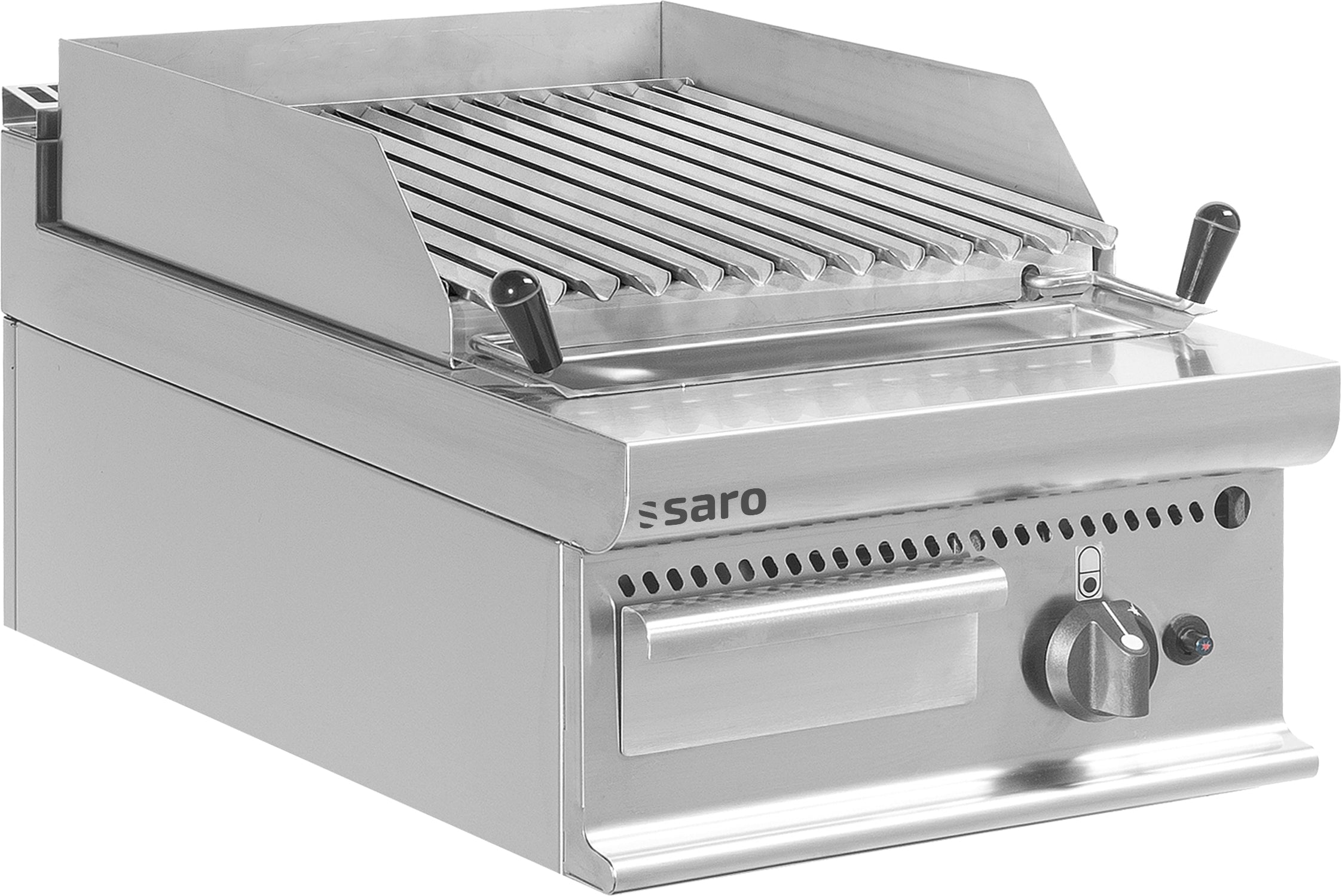 SARO Gas lavasteengrill Tafelmodel E7/BS1BB