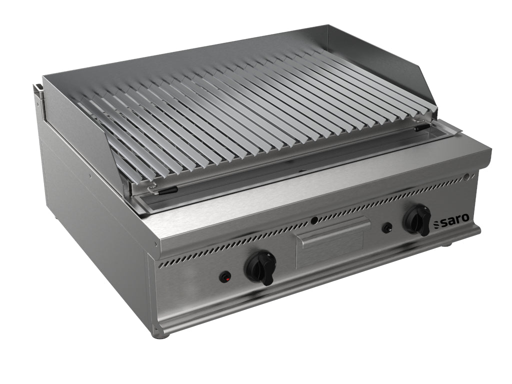 SARO Gas lavasteengrill Tafelmodel E7/BS2BB