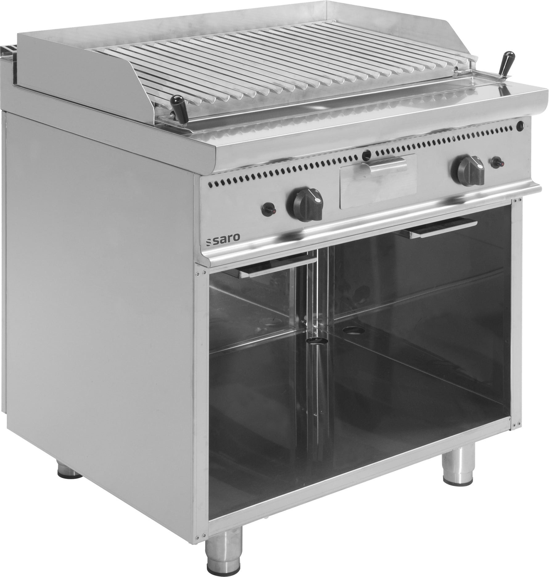 SARO Gas Lavasteengrill Tafelmodel E7/BS2BA