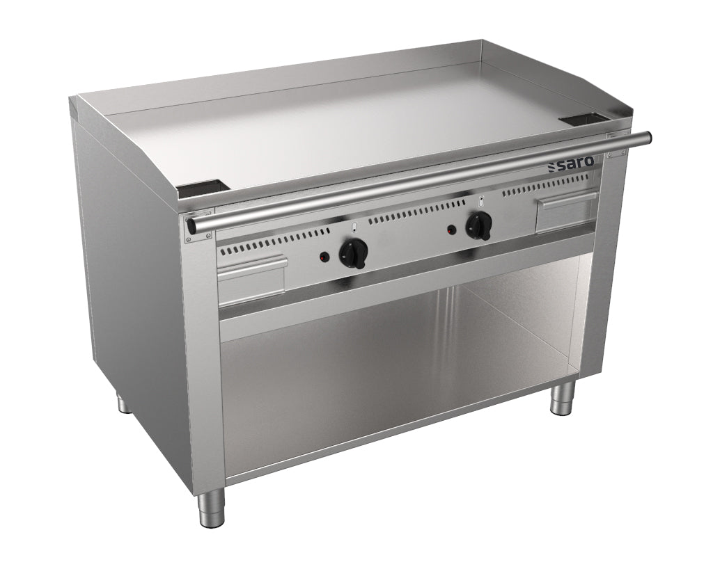 SARO Gas Teppanyaki Grill met open onderstel model TED2/120G