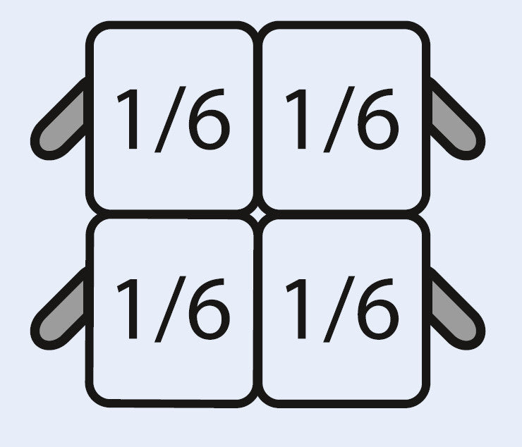 SARO E7/CPCEXA Pasta mand set: 4 x 1/6 GN