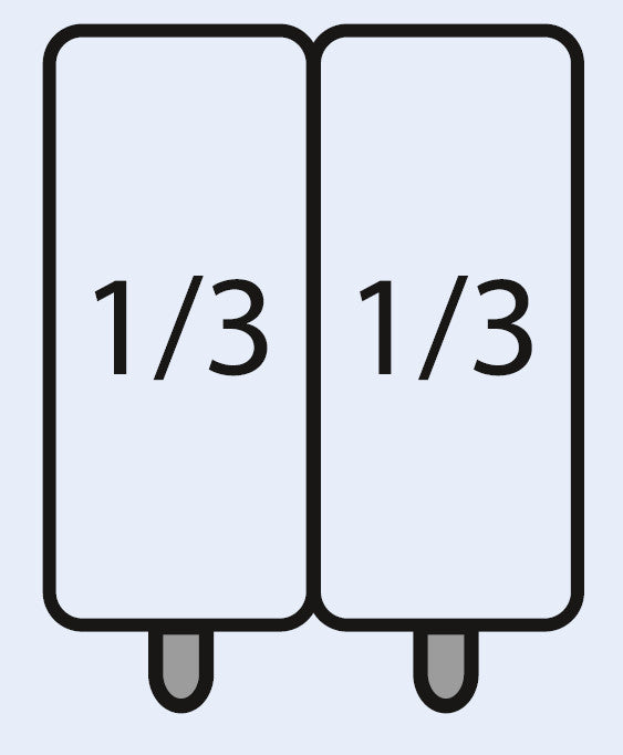 SARO E7/CPCEXC Pasta mand set: 2 x 1/3 GN