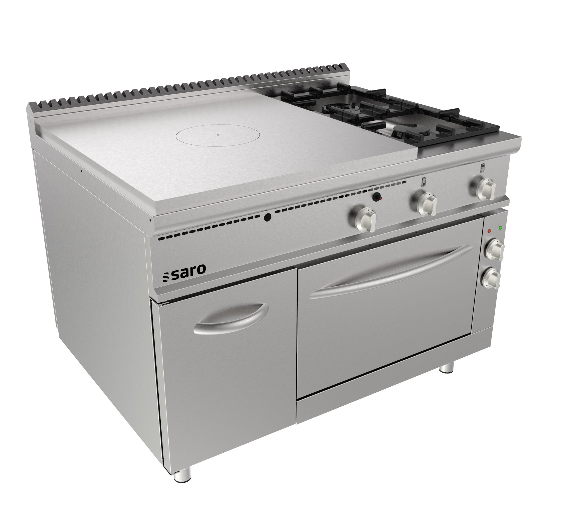 SARO Doorkookplaat fornuis elektrische oven + 2 branders + deur LQ - model LQ / TPG6LE