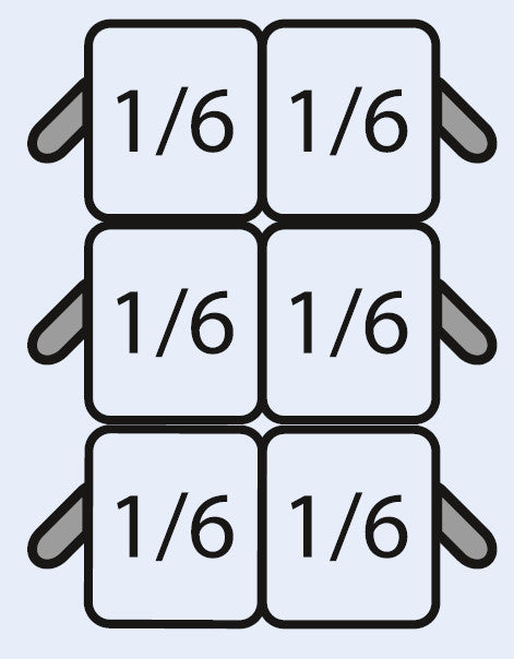 SARO Pastamandensets 6x 1/6