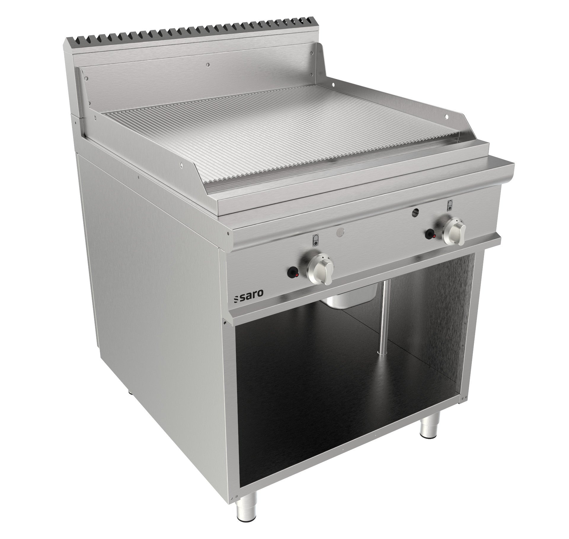 SARO Gasgrillplaat met open onderstel - model LQ / FTG4BAR