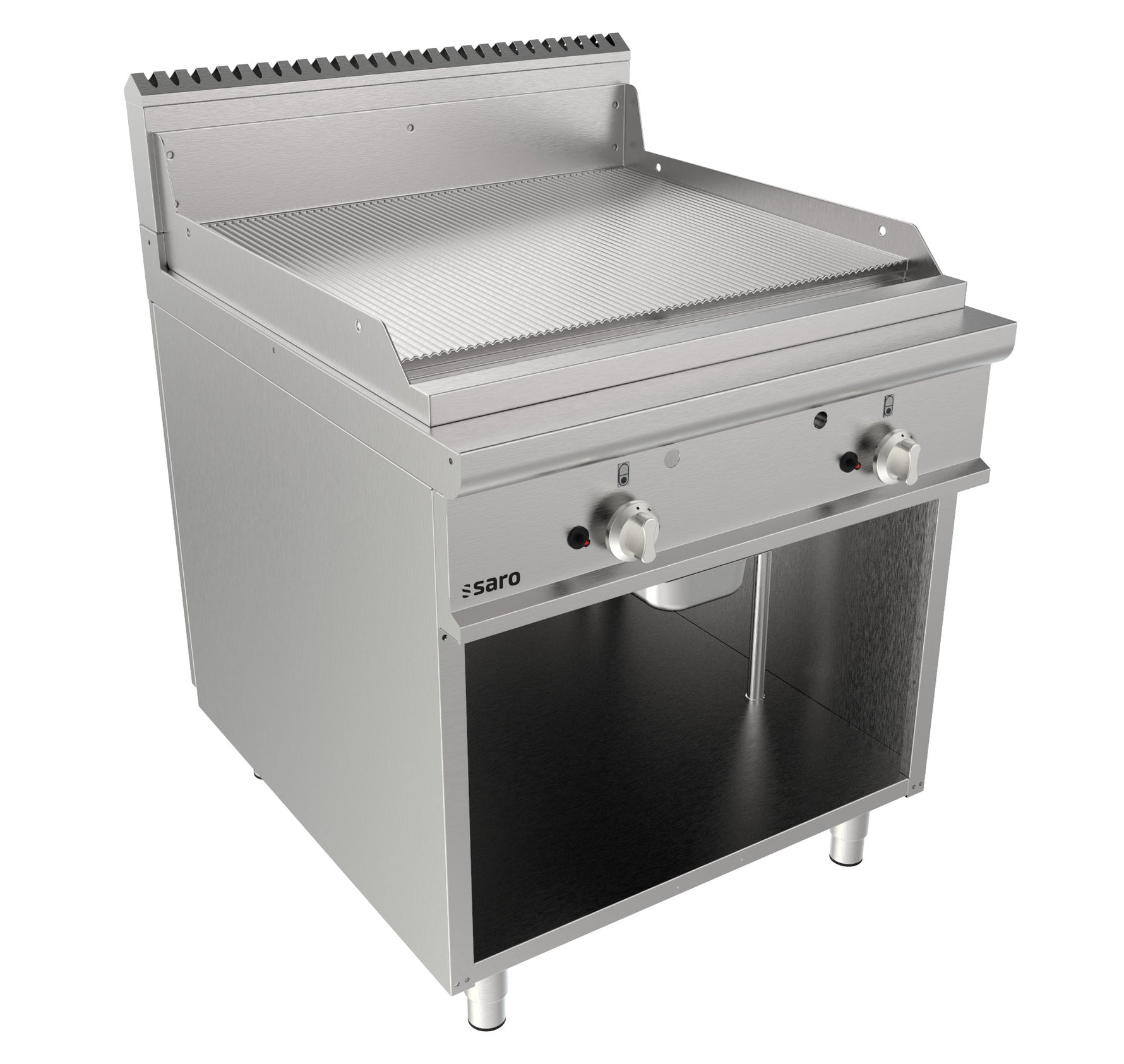 SARO Gasgrillplaat met open onderstel - model LQ / FTG4BAR