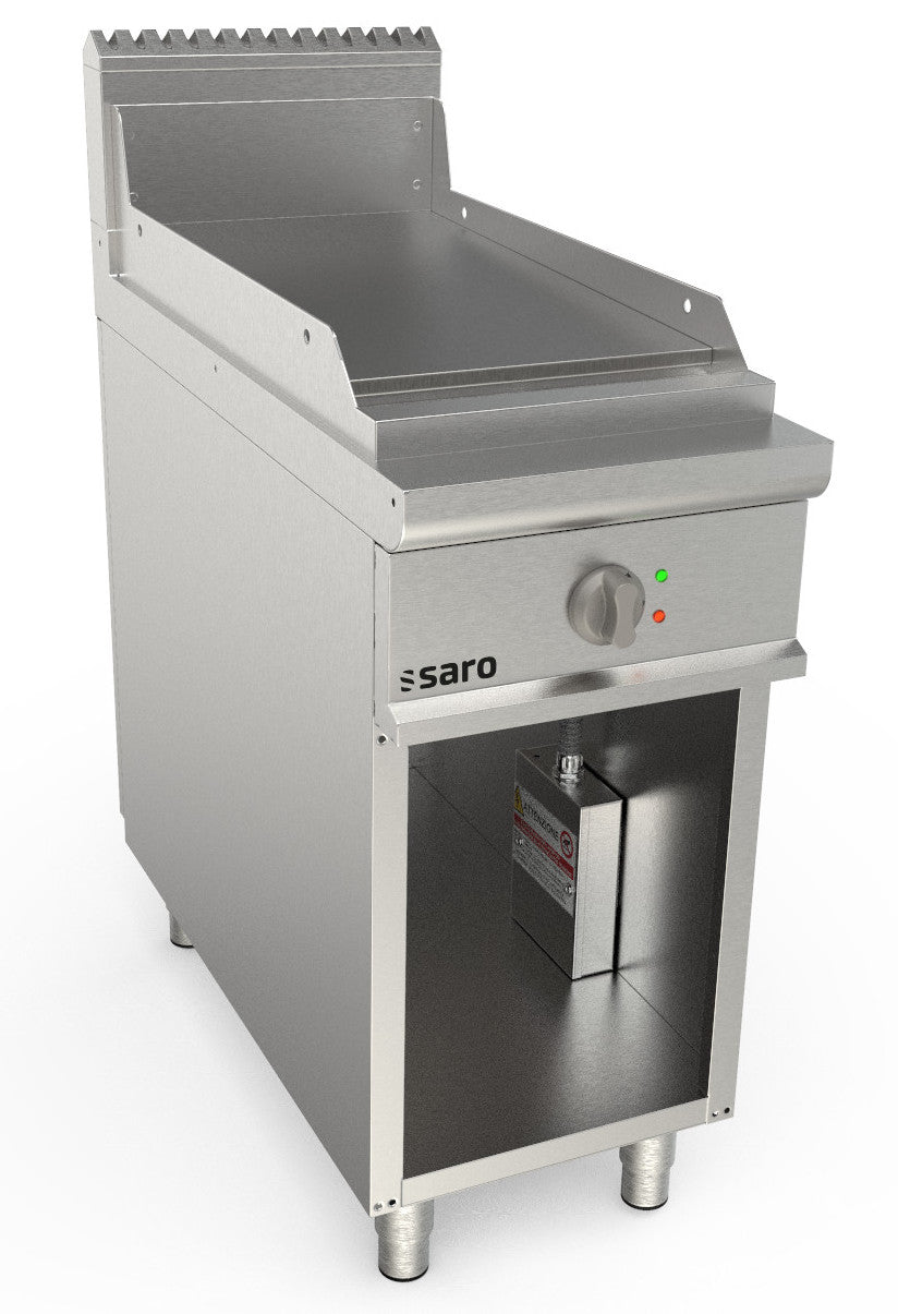 SARO Elektrische bakplaat met open onderstel - model LQ / FTE2BAL