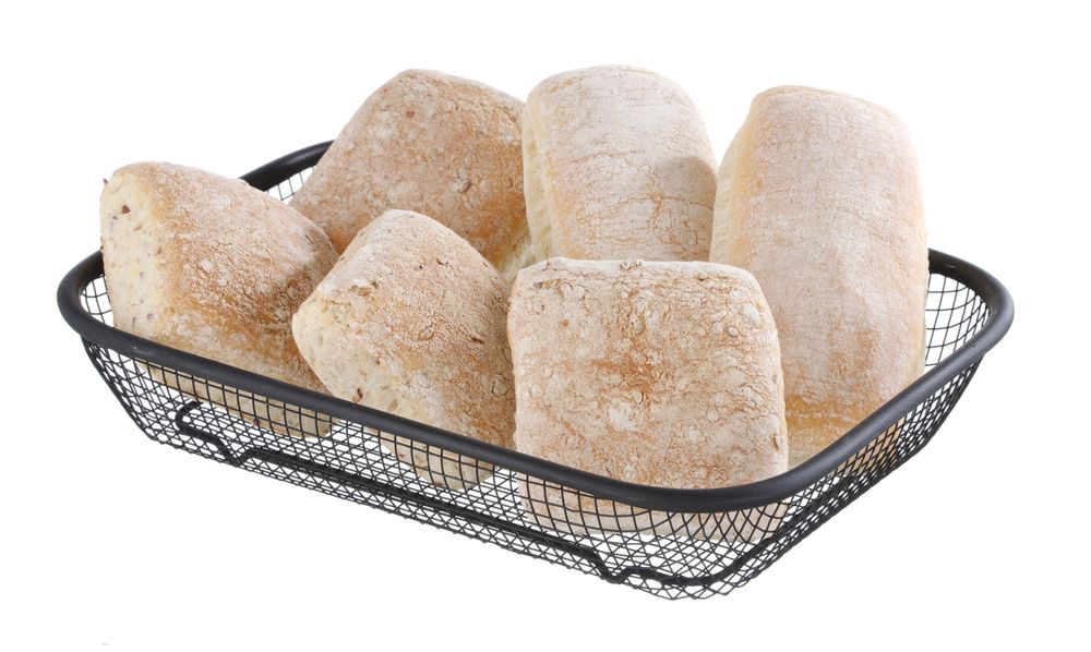 Serving basket black