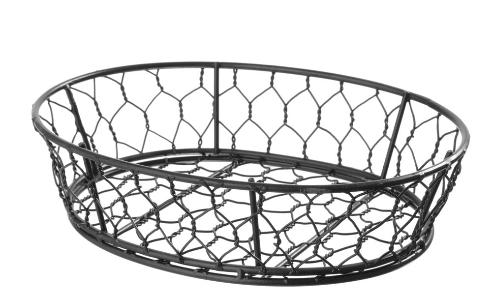 Basic oval wire basket