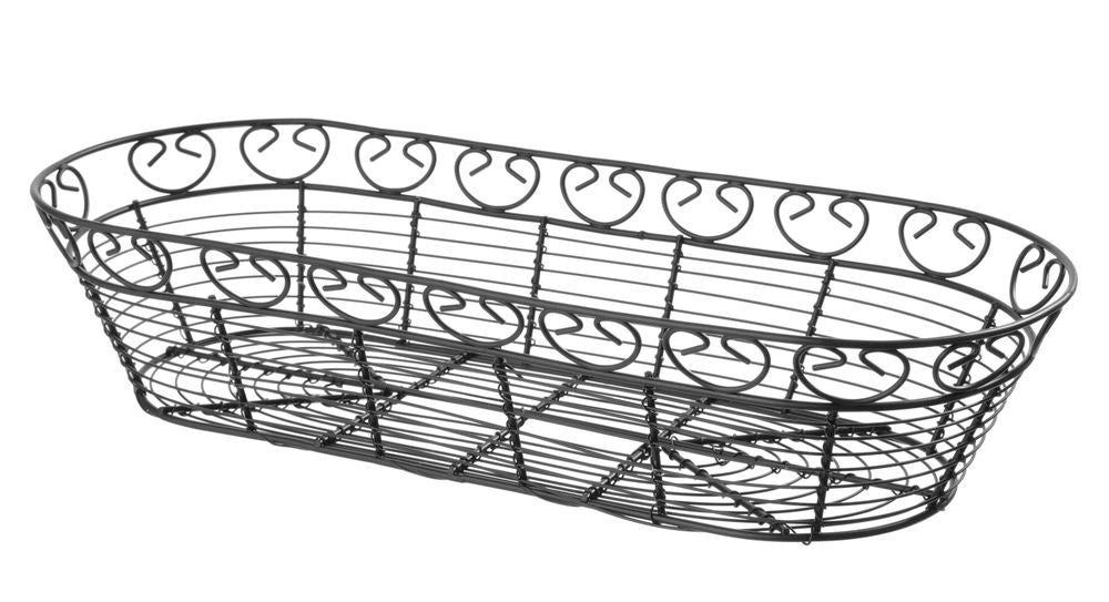 Wire basket deco oblong
