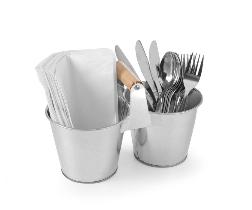 Dubbele emmer met handvat