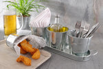 3 emmers met dienblad