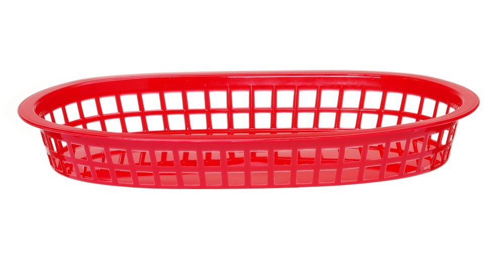 Fast food style serving baskets