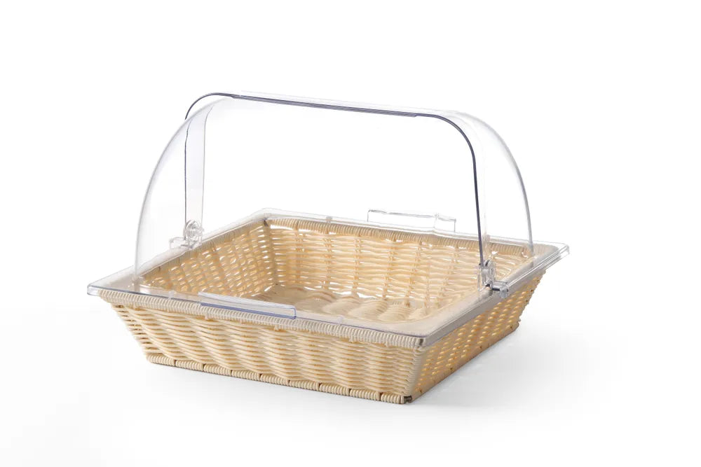 Mandje met roltop kap