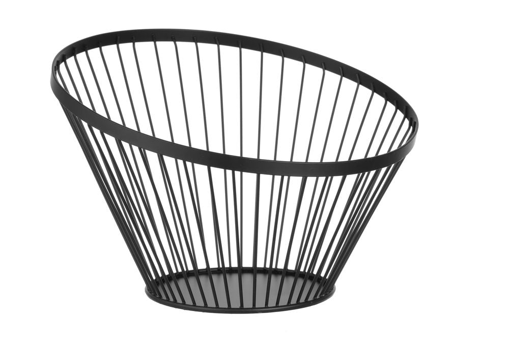 Fruit basket slanted black